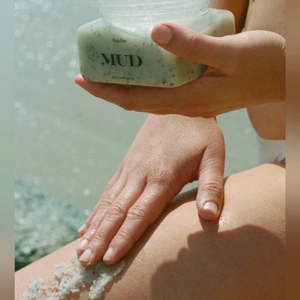 BajaZen MUD body buff scrub